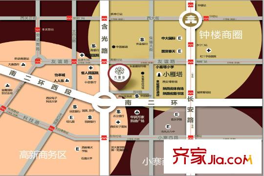 九錦1號區(qū)位圖