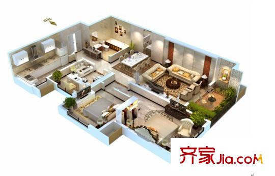 紫薇東進(jìn)已售完 2室2廳1衛(wèi)1廚