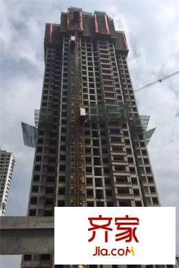 中渝?國際城8號樓施工進(jìn)度圖（攝于2015.7.22）