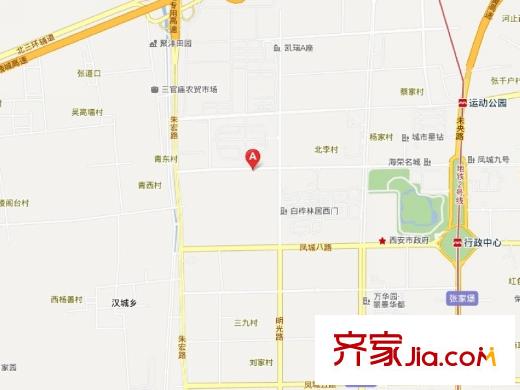 白樺林間電子地圖