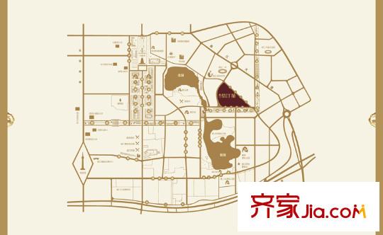曲江紫汀苑交通圖