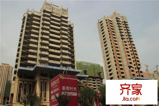 榮華?曼蒂時(shí)光5號(hào)樓施工進(jìn)度（攝于2015-9-24）