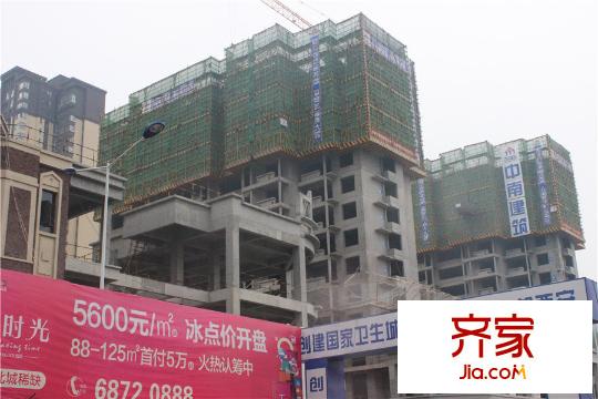 榮華?曼蒂時(shí)光3號(hào)樓施工進(jìn)度（2015-9-8）
