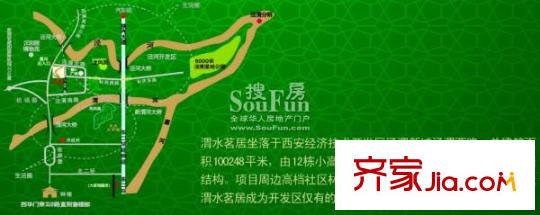 渭水茗居交通圖