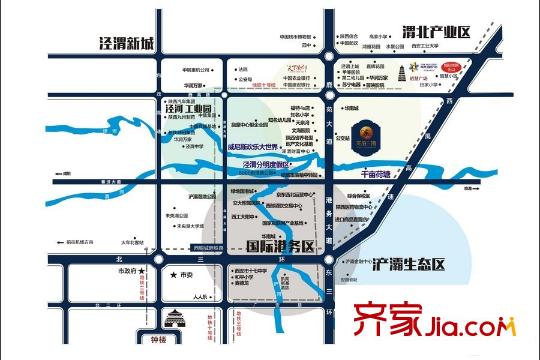 龍泊灣區(qū)位圖