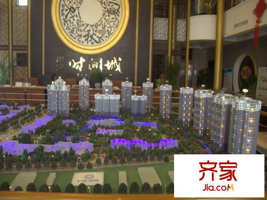 華宇時間城沙盤圖（攝于2014年7月）