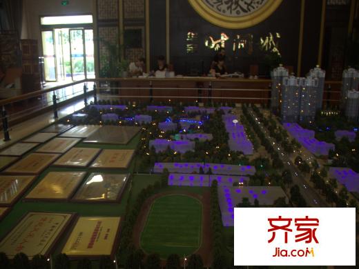 華宇時間城沙盤圖（攝于2014年7月）