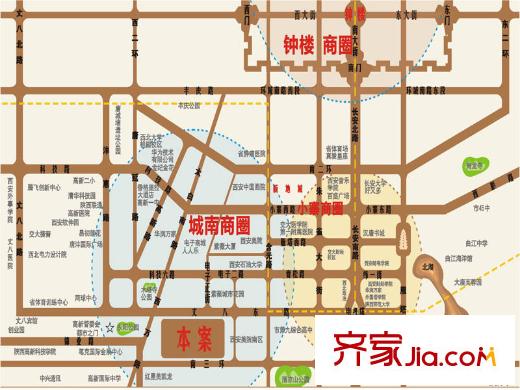萬象春天區(qū)位圖