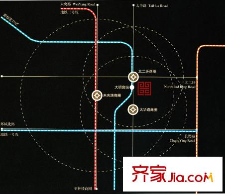 中海?開元壹號(hào)交通圖