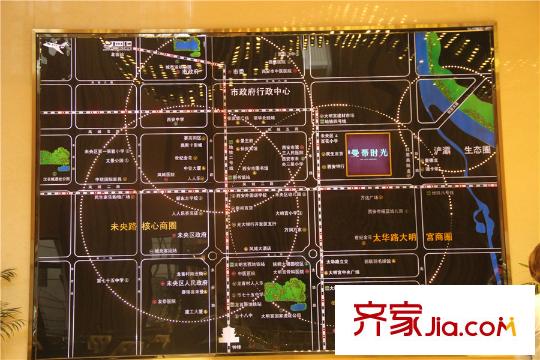 榮華?曼蒂時(shí)光區(qū)位圖（攝于2015-9-24）