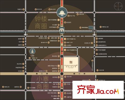 長安大街3號區(qū)位圖