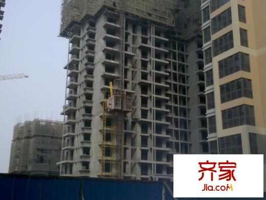 億龍金河灣施工進度圖攝于2013.3.20