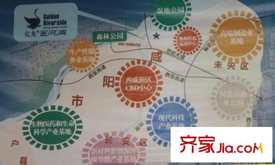 億龍金河灣區(qū)位圖