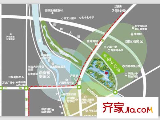 世園大公館區(qū)位圖