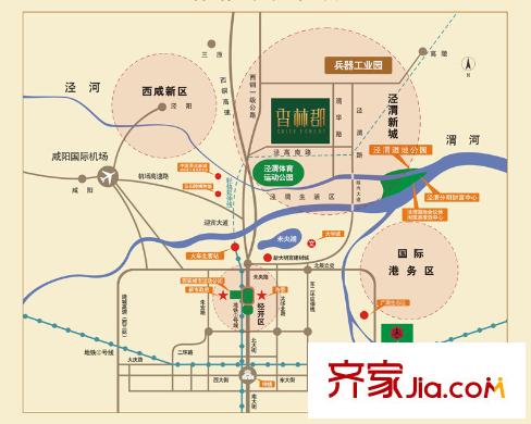 香林郡區(qū)位圖