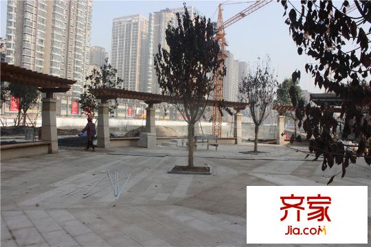 易道郡 玫瑰公館二期在建園林景觀（2015-12-03）