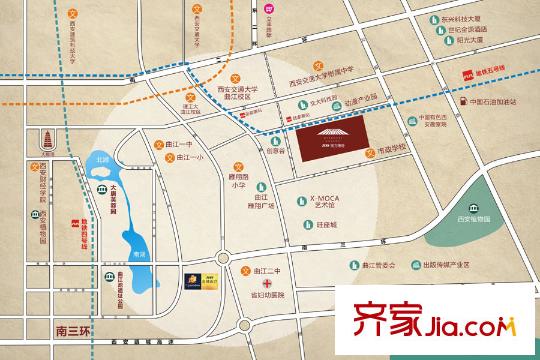 萬科?東方傳奇區(qū)位圖