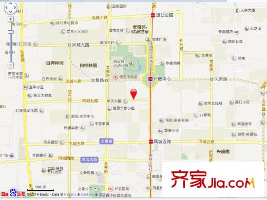 萬科?賽高悅府電子地圖