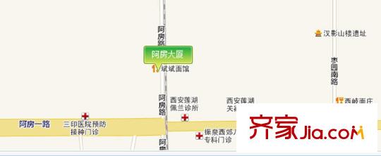 阿房大廈交通圖