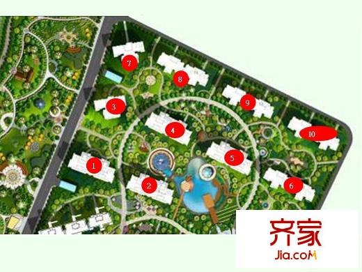 億龍金河灣沙盤圖
