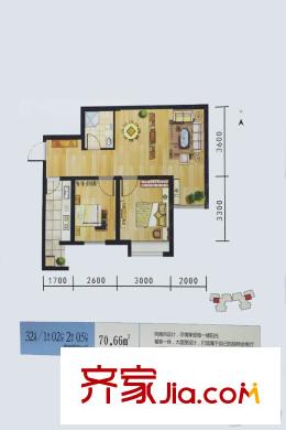 御泉72坊32號(hào)樓兩室 2室2廳1衛(wèi)1廚