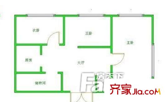  都市佳苑 戶型圖