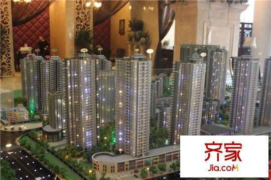 易道郡 玫瑰公館小區(qū)沙盤圖（2015-12-03）