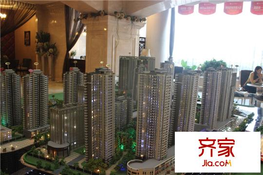 易道郡 玫瑰公館小區(qū)沙盤圖（2015-12-03）