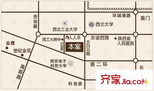 溫莎公寓交通圖區(qū)位圖