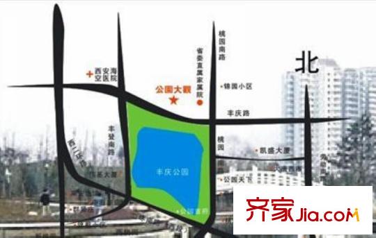 公園大觀交通圖