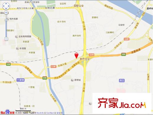 上水觀園交通圖西安  