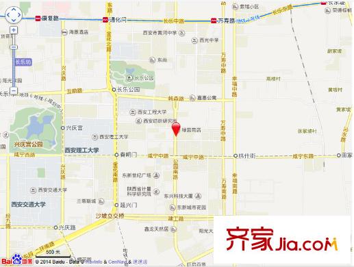 黃河家屬院交通圖 