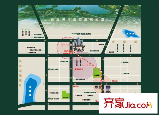 經(jīng)發(fā)新北居區(qū)位圖