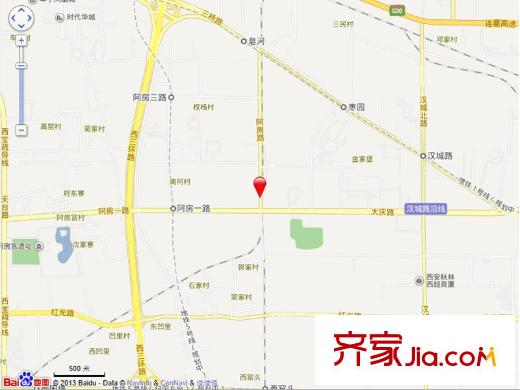 阿房大廈交通圖電子地圖