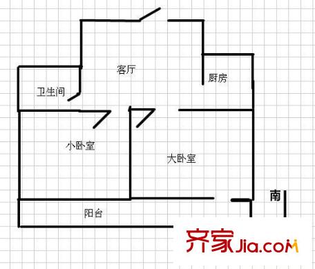 質(zhì)監(jiān)局家屬院戶型圖質(zhì)檢家屬院 0室 戶型圖 2室2廳1衛(wèi)1廚