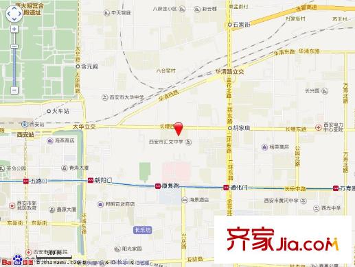 建秦苑交通圖  