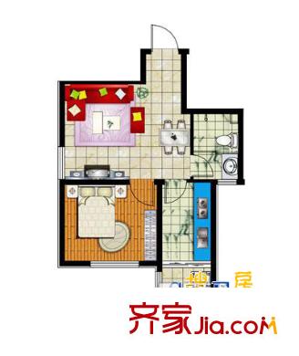 電力機械廠家屬院戶型圖1211－1 