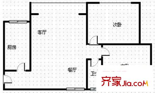 618研究所 2室 戶型圖