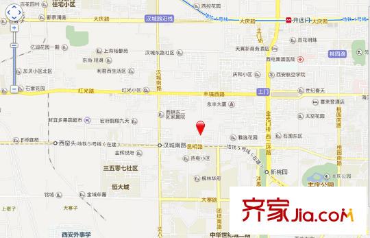 響塘德苑交通圖西安  