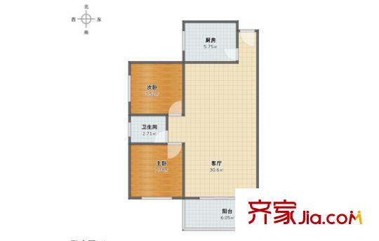 西安 北池頭 戶型圖