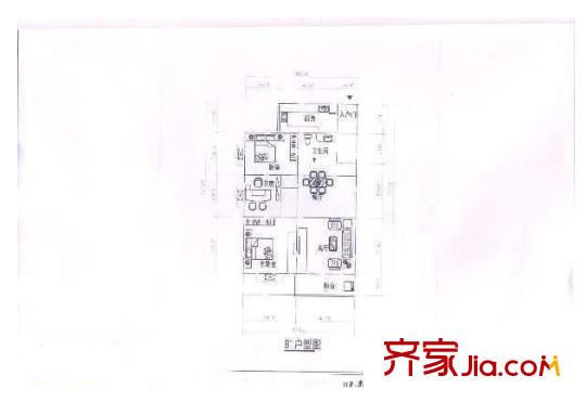 西安 北池頭 戶型圖