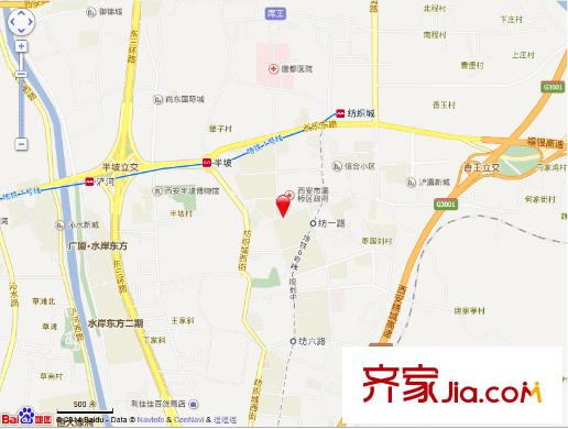 電力機械廠家屬院交通圖 