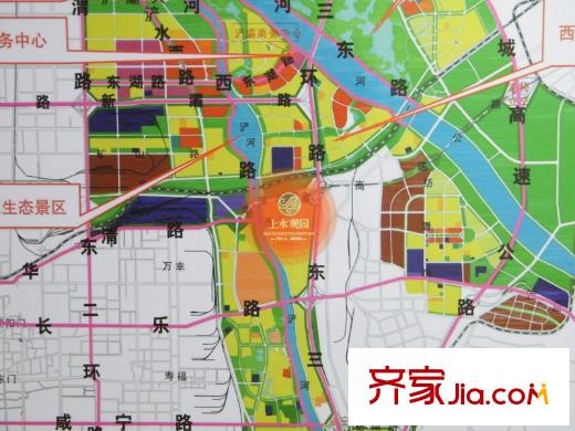 上水觀園交通圖區(qū)位圖