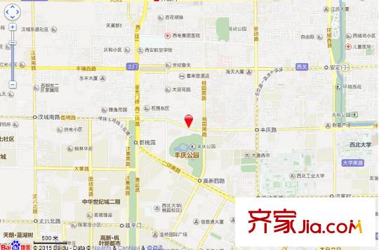 公園大觀交通圖西安  