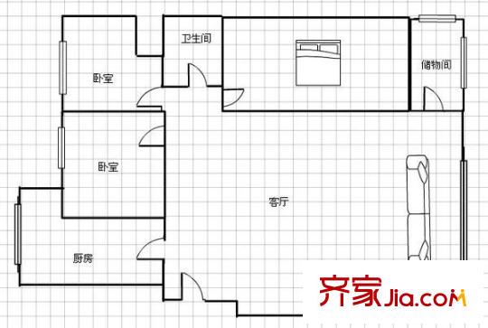 蘭空六號(hào)院 0室 戶型圖