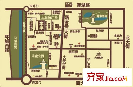 香米苑區(qū)位圖