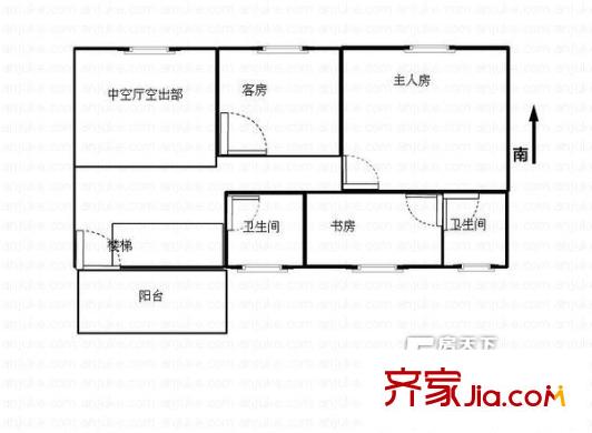 聽水花園 戶型圖