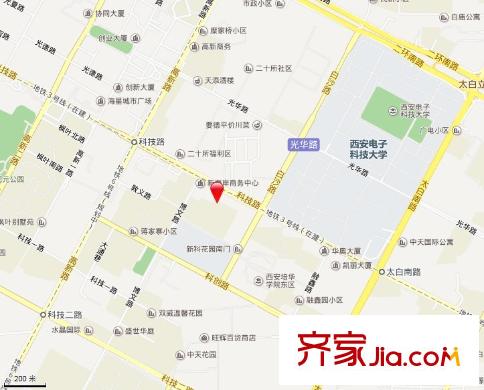 薩菲爾名邸交通圖