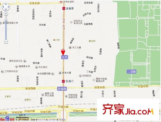 青松小區(qū)交通圖
