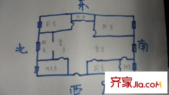 徐家灣小區(qū) 3室 戶型圖